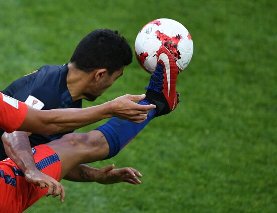 Football. 2017 FIFA Confederations Cup. Chile vs. Australia