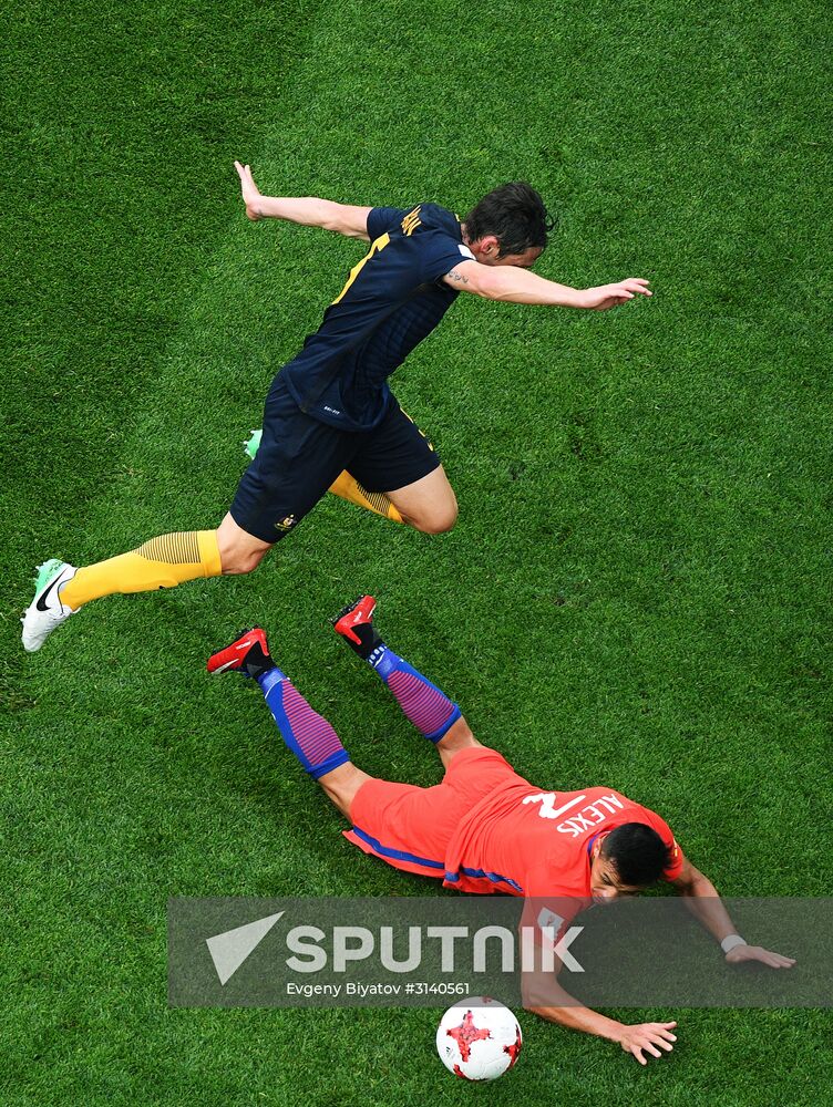 Football. 2017 FIFA Confederations Cup. Chile vs. Australia