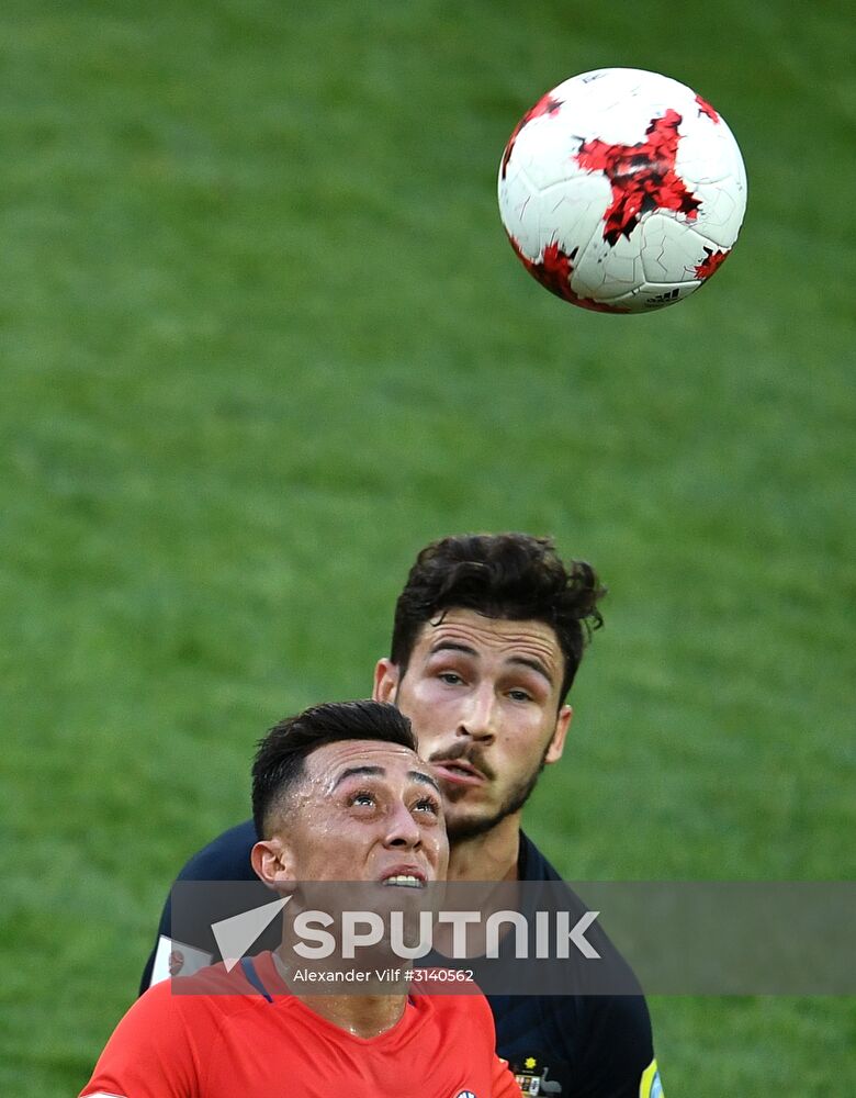 Football. 2017 FIFA Confederations Cup. Chile vs. Australia