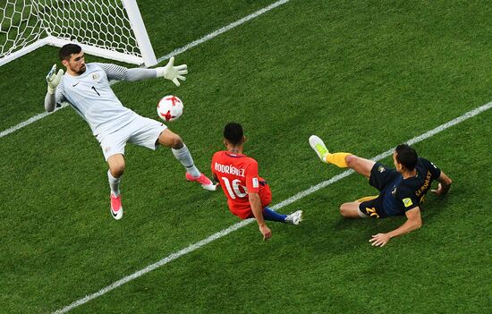 Football. 2017 FIFA Confederations Cup. Chile vs. Australia