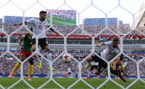 Football. 2017 FIFA Confederations Cup. Germany vs. Cameroon