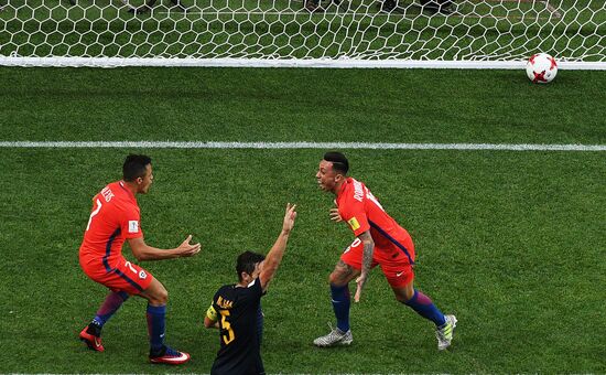 Football. 2017 FIFA Confederations Cup. Chile vs. Australia