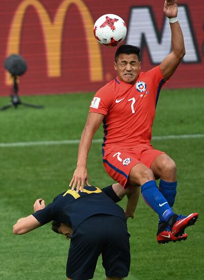 Football. 2017 FIFA Confederations Cup. Chile vs. Australia