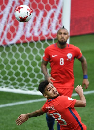 Football. 2017 FIFA Confederations Cup. Chile vs. Australia