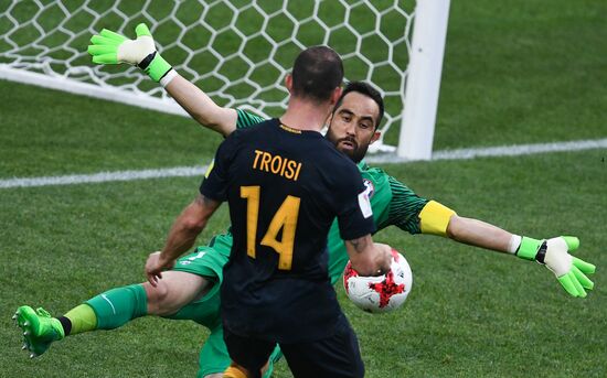 Football. 2017 FIFA Confederations Cup. Chile vs. Australia
