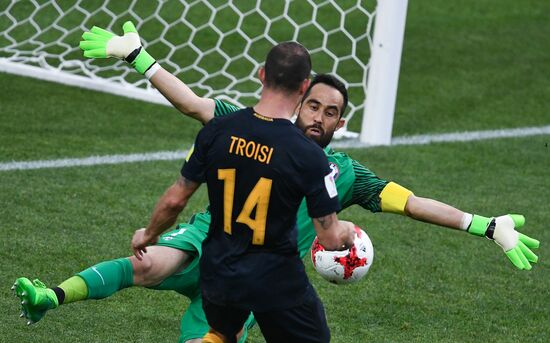 Football. 2017 FIFA Confederations Cup. Chile vs. Australia