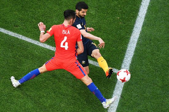 Football. 2017 FIFA Confederations Cup. Chile vs. Australia
