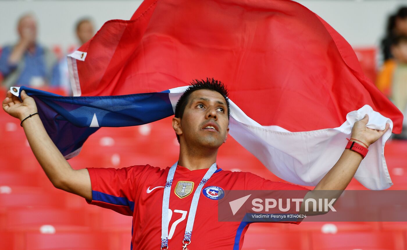 Football. 2017 FIFA Confederations Cup. Chile vs. Australia