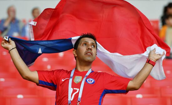 Football. 2017 FIFA Confederations Cup. Chile vs. Australia