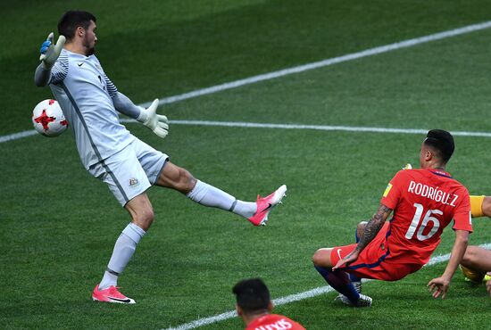 Football. 2017 FIFA Confederations Cup. Chile vs. Australia