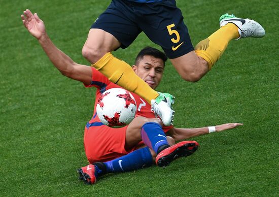 Football. 2017 FIFA Confederations Cup. Chile vs. Australia