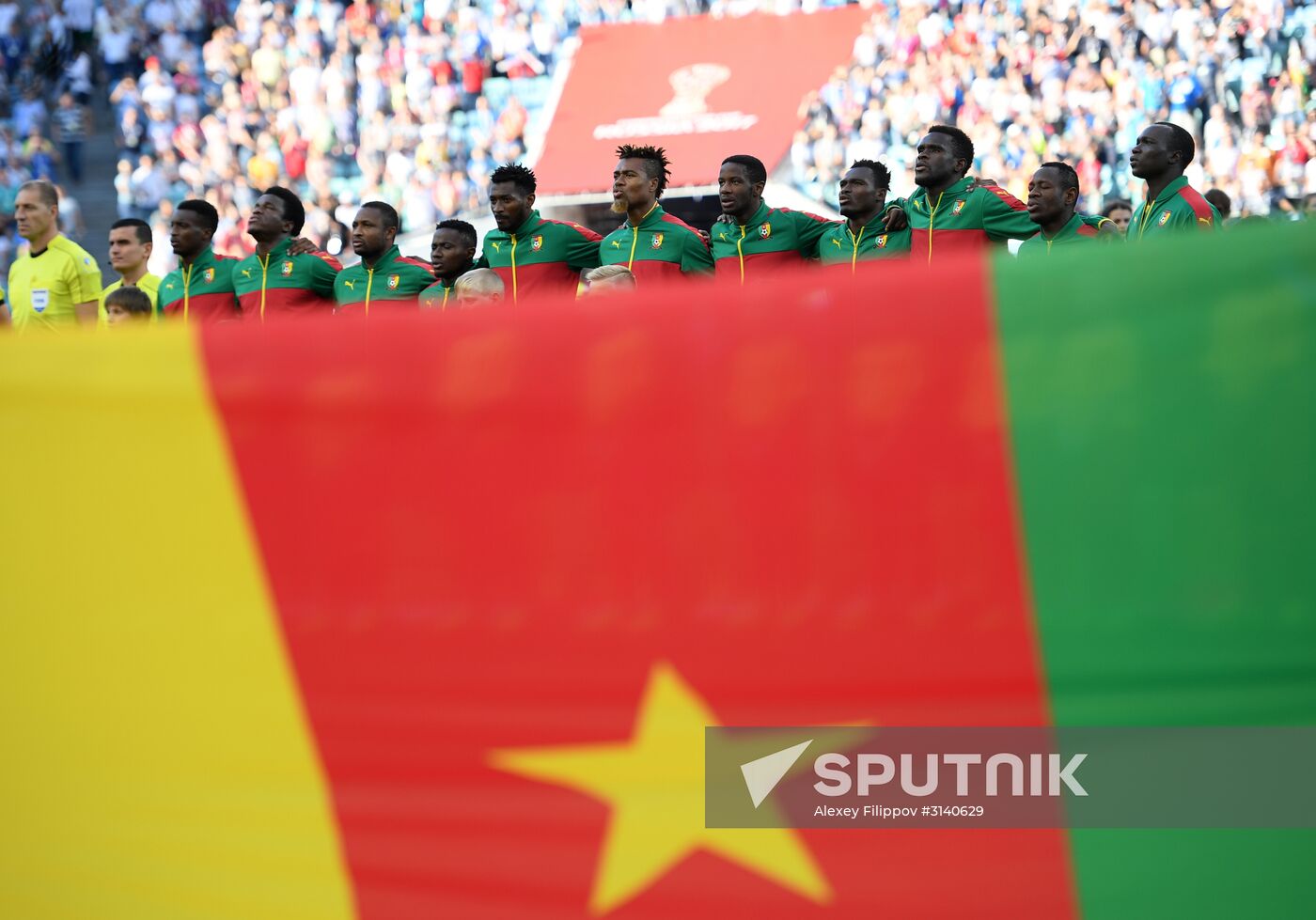 Football. 2017 FIFA Confederations Cup. Germany vs. Cameroon