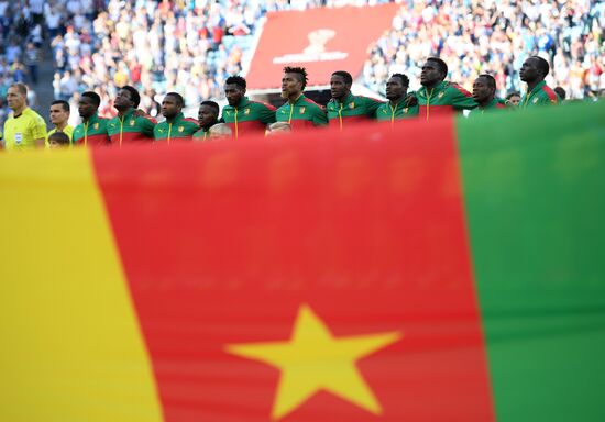 Football. 2017 FIFA Confederations Cup. Germany vs. Cameroon
