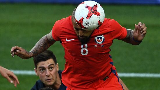 Football. 2017 FIFA Confederations Cup. Chile vs. Australia