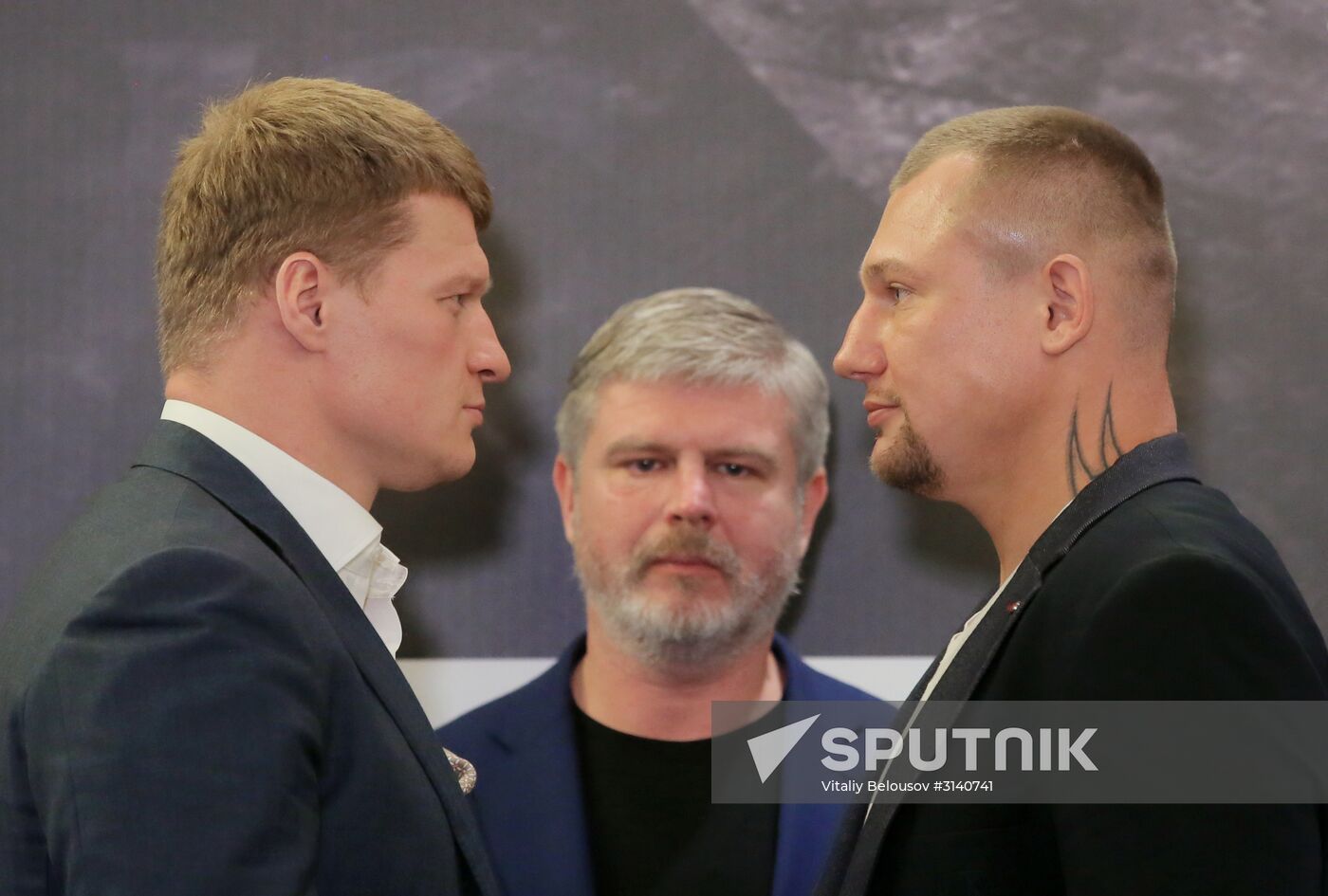Boxing. News conference with Alexander Povetkin and Andriy Rudenko