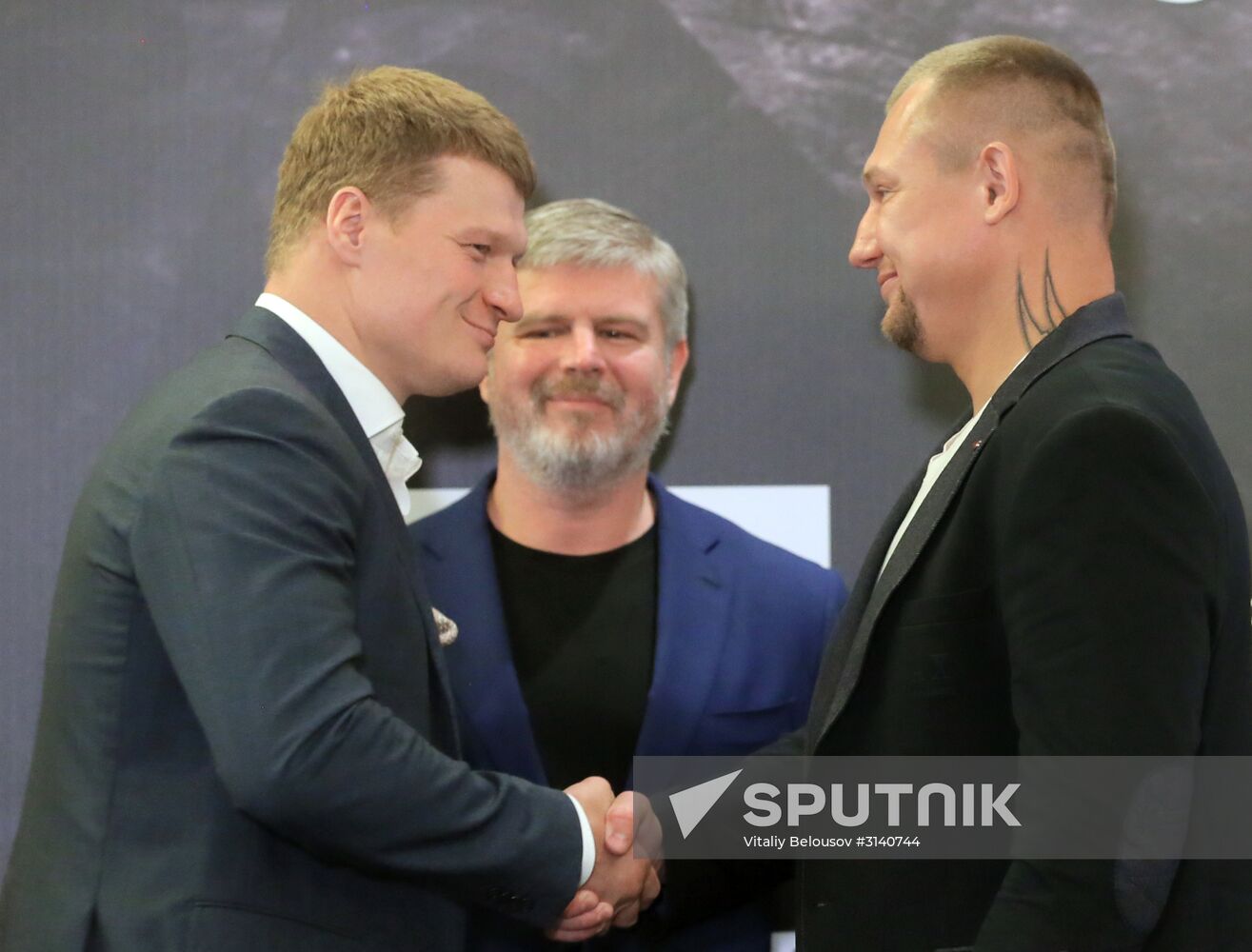 Boxing. News conference with Alexander Povetkin and Andriy Rudenko