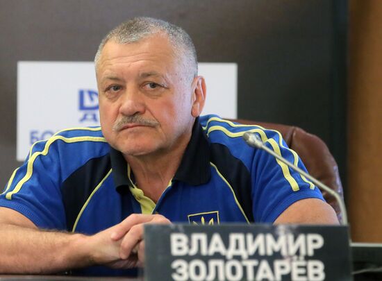 Boxing. News conference with Alexander Povetkin and Andriy Rudenko