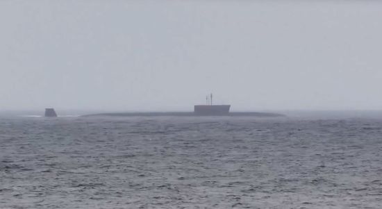 Yury Dolgoruky submarine launches Bulava ballistic missile