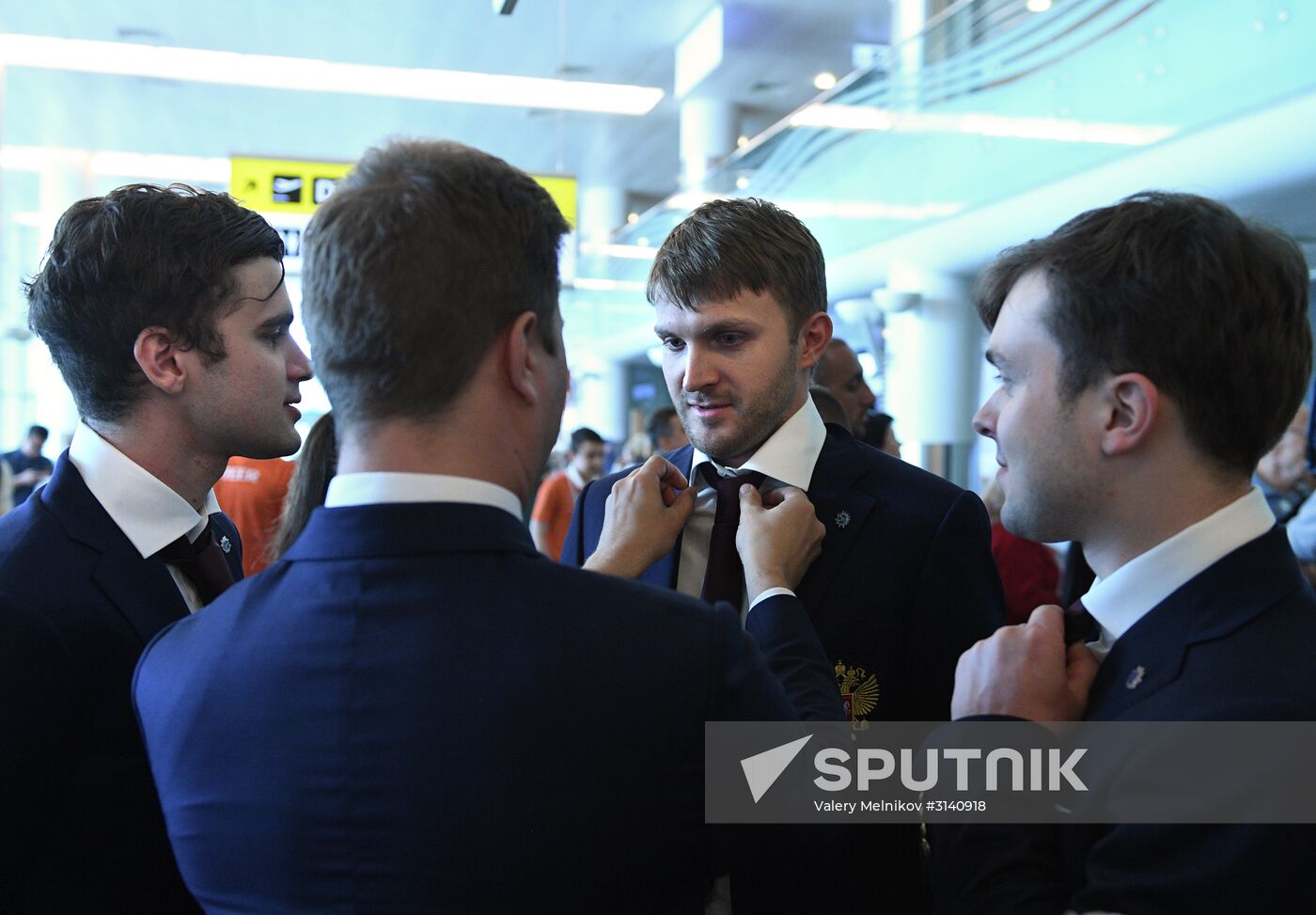 Russian national chess teams return to Moscow