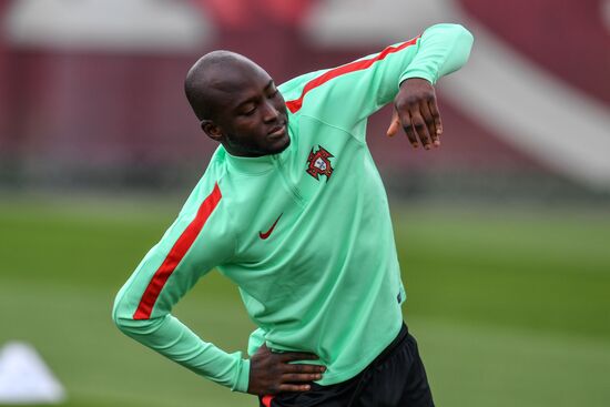 Football. 2017 FIFA Confederations Cup. Training session of Portugal’s national team