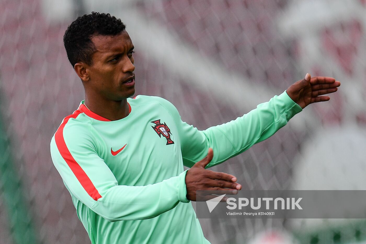 Football. 2017 FIFA Confederations Cup. Training session of Portugal’s national team
