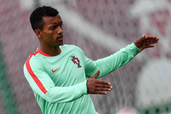 Football. 2017 FIFA Confederations Cup. Training session of Portugal’s national team