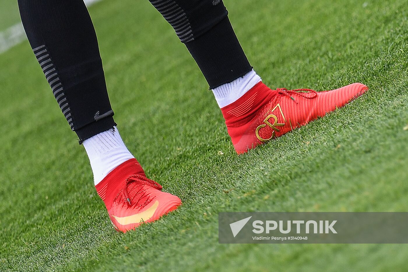 Football. 2017 FIFA Confederations Cup. Training session of Portugal’s national team