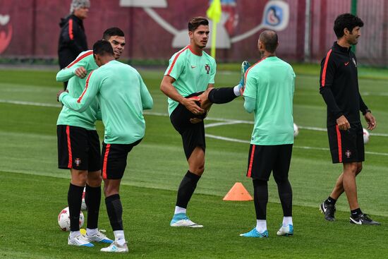 Football. 2017 FIFA Confederations Cup. Training session of Portugal’s national team