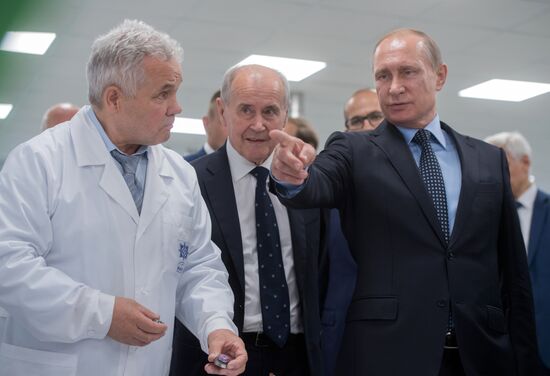 President Vladimir Putin's working trip to Udmurtia