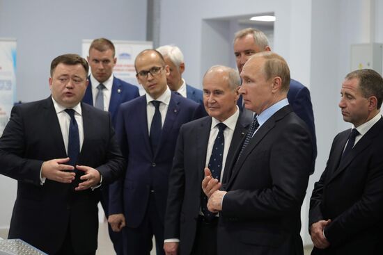 Russian President Vladimir Putin's working trip to Udmurtia