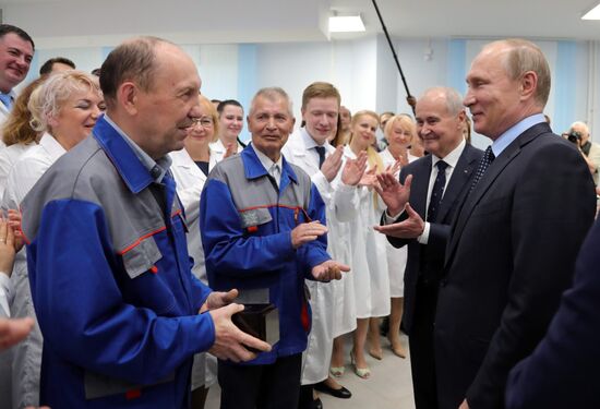 Russian President Vladimir Putin's working trip to Udmurtia