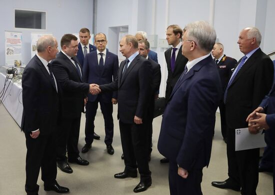 Russian President Vladimir Putin's working trip to Udmurtia