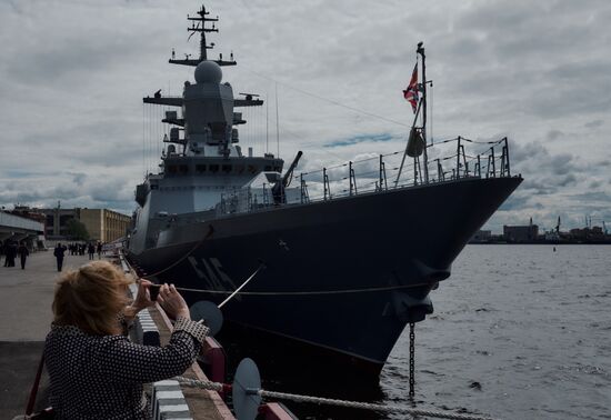 Opening of International Maritime Defence Show in St. Petersburg