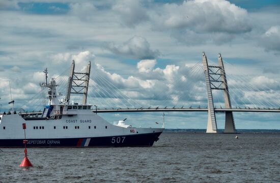 Opening of International Maritime Defence Show in St. Petersburg