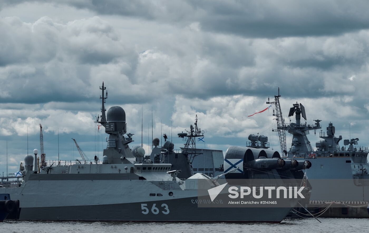 Opening of International Maritime Defence Show in St. Petersburg