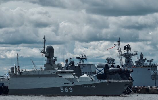 Opening of International Maritime Defence Show in St. Petersburg