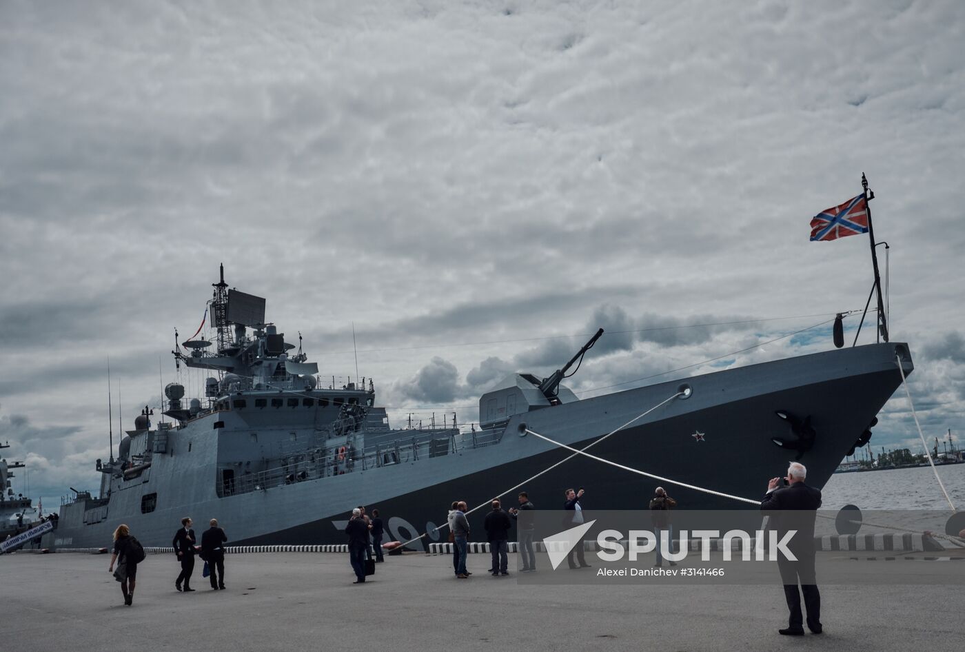 Opening of International Maritime Defence Show in St. Petersburg