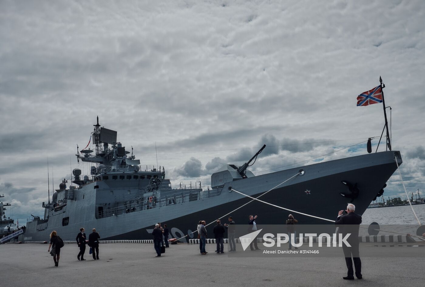 Opening of International Maritime Defence Show in St. Petersburg