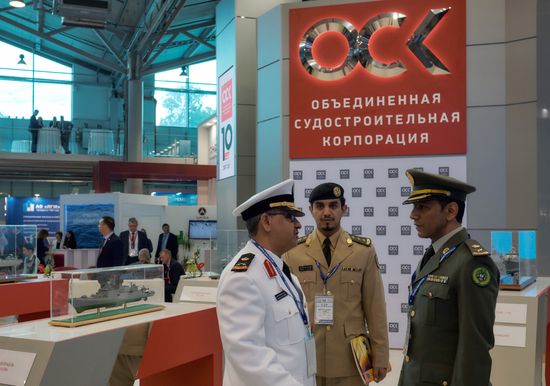 Opening of International Maritime Defence Show in St. Petersburg