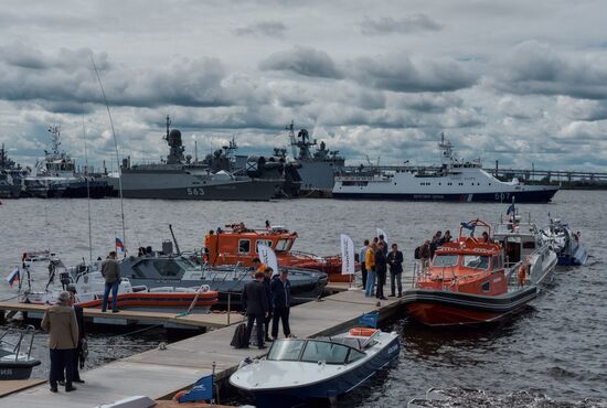 Opening of International Maritime Defence Show in St. Petersburg