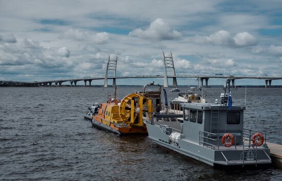Opening of International Maritime Defence Show in St. Petersburg