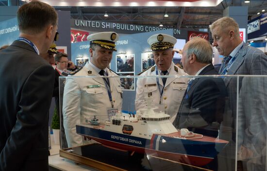 Opening of International Maritime Defence Show in St. Petersburg
