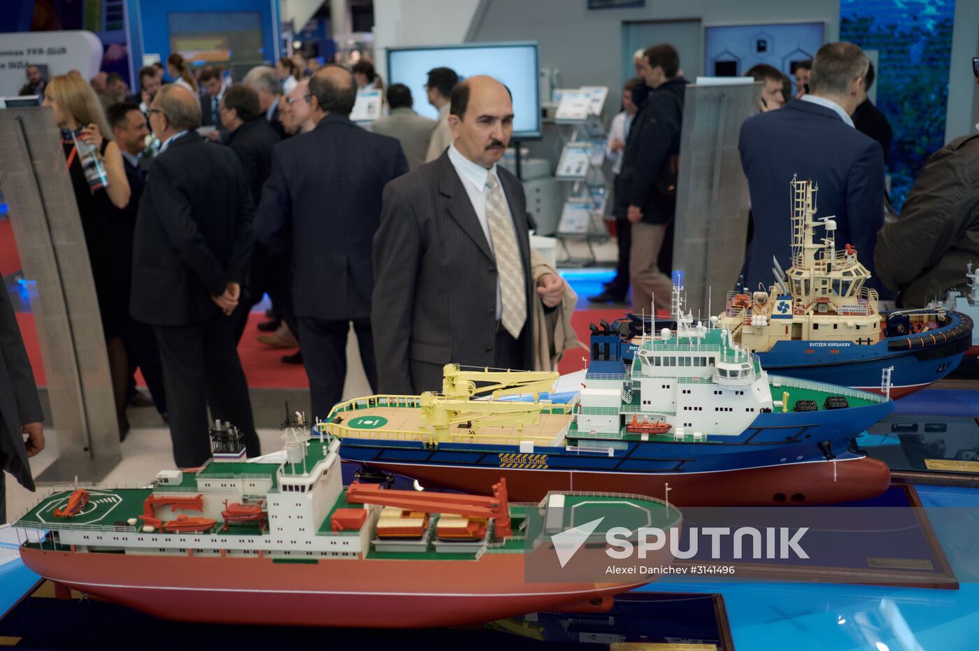 Opening of International Maritime Defence Show in St. Petersburg