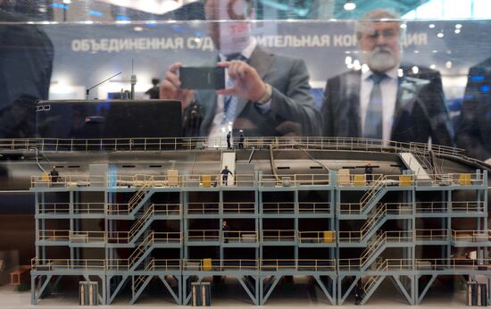 Opening of International Maritime Defence Show in St. Petersburg