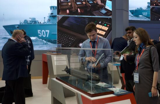 Opening of International Maritime Defence Show in St. Petersburg