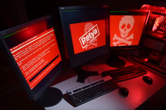 Ransomware attacks global IT systems