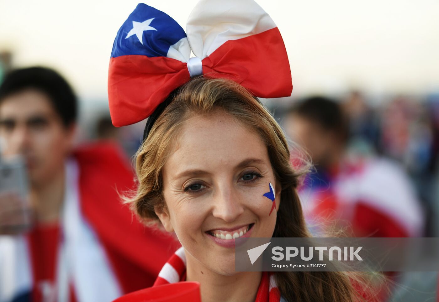 Football. 2017 FIFA Confederations Cup. Portugal vs. Chile