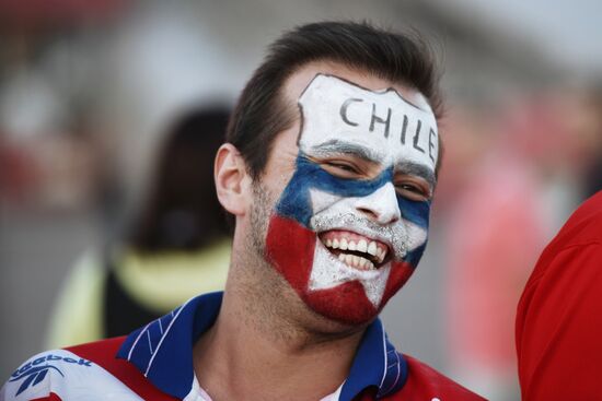Football. 2017 FIFA Confederations Cup. Portugal vs. Chile