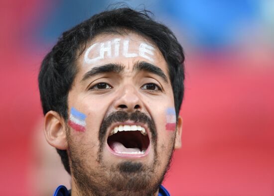 Football. 2017 FIFA Confederations Cup. Portugal vs. Chile