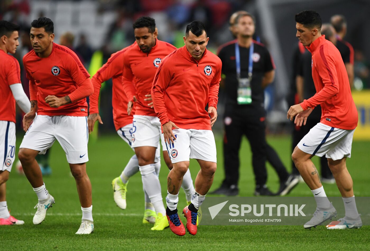 Football. 2017 FIFA Confederations Cup. Portugal vs. Chile